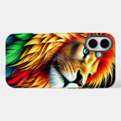 Artsy Lion telefoonhoesje Case-Mate iPhone Case (Achterkant (horizontaal))