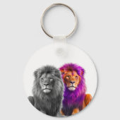 Artsy Lions Sleutelhanger (Voorkant)