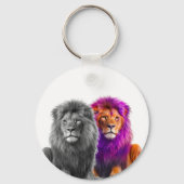 Artsy Lions Sleutelhanger (Achterkant)
