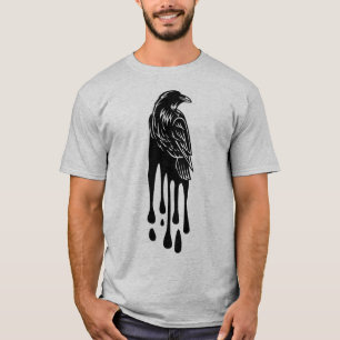 Artsy Magical Bloody Raven Crow 1 T-shirt