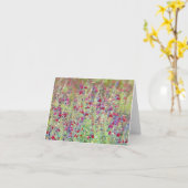 Artsy Meadow Wild Flowers Art Note Card Kaart (Gele Bloem)