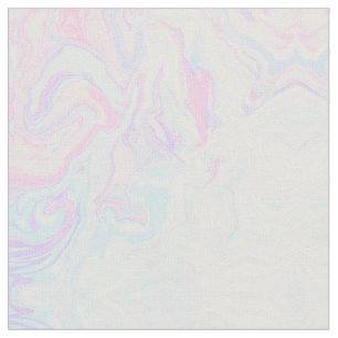 Artsy Modern Pink Blue Marble Swirl Patroon Stof
