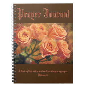 Artsy Oranje Rozen Gebedsdagboek Notitieboek
