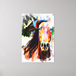 *~* Artsy Paard Artistieke Equine AR22 Canvas Prin Afdruk