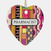 Artsy Pharmacist Gifts Keramisch Ornament (Rechts)