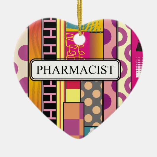 Artsy Pharmacist Gifts Keramisch Ornament (Voorkant)