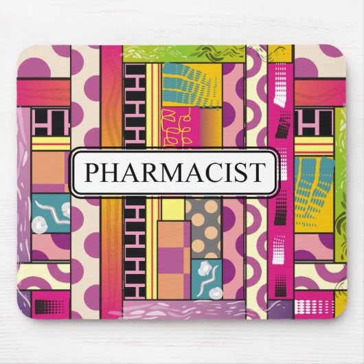 Artsy Pharmacist Gifts Muismat (Voorkant)