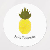 Artsy Pineapple Labels (Design 2)