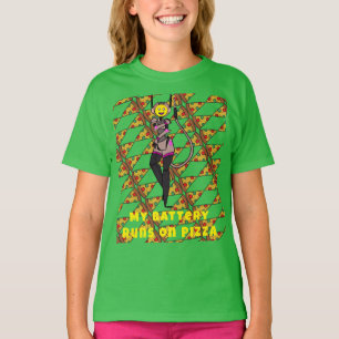 Artsy Pizza Robot Schattige T-shirt