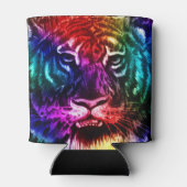 Artsy Rainbow Tiger Blikjeskoeler (Achterkant)