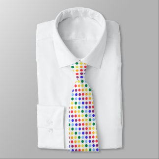 Artsy Regenboog Stippen Stropdas