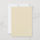 Artsy Retro Vintage Plage paisible Mariage RSVP (Dos)