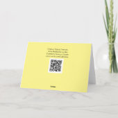 Artsy Rudbeckia Flower Garden Art Note Kaart (Achterkant)