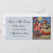 Artsy Save the date Fancious bruiloft Notice (Voorkant)