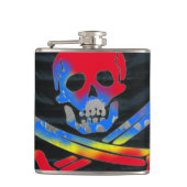 Artsy Skull Heupfles (Voorkant)