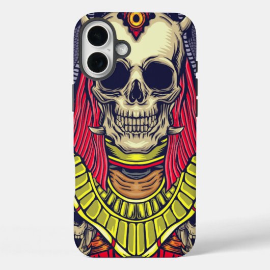 Artsy Skull Telefoonhoesje Case-Mate iPhone Case (Achterkant)