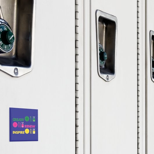 Artsy Spring Knolling Magnet (In situ (casier))