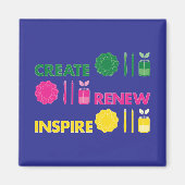 Artsy Spring Knolling Magnet (Devant)