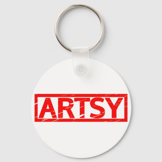 Artsy Stamp Sleutelhanger (Voorkant)