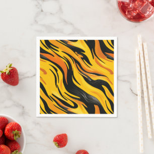 Artsy Striped Servet