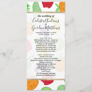 Artsy Summer Colorful Acryllic Fruit Patroon Programma