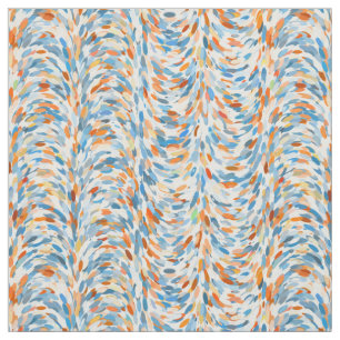 Artsy Summer Colors Paint Splatter Patroon Stof