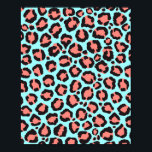 Artsy Trendy Coral Mint Turquoise Leopard Poster d<br><div class="desc">Artsy, moderne, mignon, girly et tendance corail orange, menthe turquoise, et noir dessiné à la main poster de animal motif d'illustration. ***REMARQUE IMPORTANTE DE CONCEPTION : Pour toute demande de conception personnalisée, comme les demandes de produit assorties, les changements de couleur, les changements de placement ou toute autre demande de...</div>
