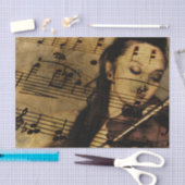 Artsy Violin Music Tissuepapier (Craft)