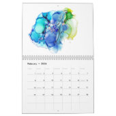Artsy Watercolor Animals Personalized Kalender (Feb 2026)