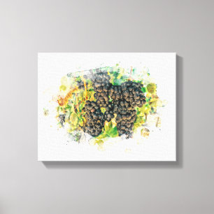*~* Artsy Wijngaard Druif AR21 Wijnkelder Canvas Afdruk