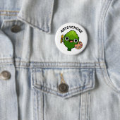 Artsychoke Funny Veggie Artichoke Pun Ronde Button 5,7 Cm (In situ)