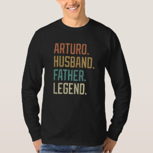 Arturo Husband Vader Legend Vaderdag Retro T-shirt