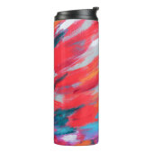 Artwork Acrylique Palette Abstraite | Bouteille is (Tourné sur la gauche)