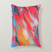 Artwork Acrylique Palette Abstraite | Coussin déco (Devant(Vertical))
