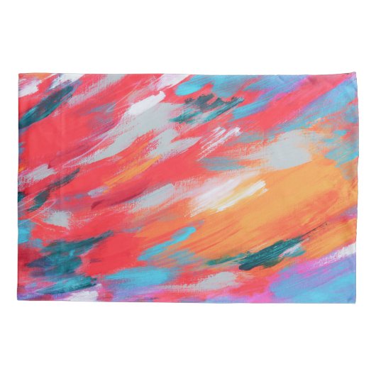 Artwork Acrylique Palette Abstraite | Housse d'ore (Dos-gauche)