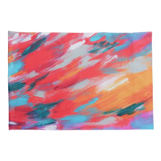 Artwork Acrylique Palette Abstraite | Housse d'ore (Dos-Droit)