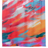 Artwork Acrylique Palette Abstraite | Rideau de do (Devant)