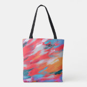 Artwork Acrylique Palette Abstraite | Sac fourre-t (Dos)