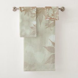 Artwork d'aquarelle Feuilles blancs