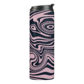 Artwork de marbre Abstrait | Bouteille isotherme (Tourné sur la gauche)