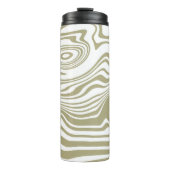 Artwork de marbre Abstrait | Bouteille isotherme (Devant)