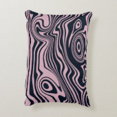 Artwork de marbre Abstrait | Coussin décoratif (Dos(Vertical))