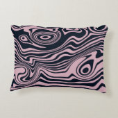 Artwork de marbre Abstrait | Coussin décoratif (Dos)