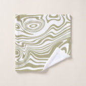 Artwork de marbre Abstrait | Lot de serviettes (Gant de toilette)