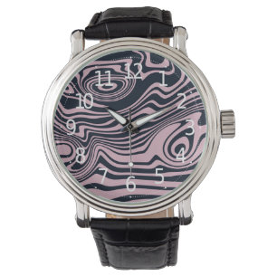 Artwork de marbre Abstrait Montre Homme