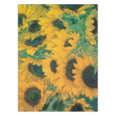 Artwork de tournesols jaunes Vintages| Nappe (Devant)