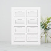 Artwork Labels for Art Shows and Exhibitions (Staand voorkant)