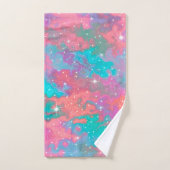 Artwork spatial Abstrait| Ensemble de serviettes (Serviette à main)