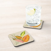 Arty Automne sur un ensemble de Dessous de verre (Côté Droit)