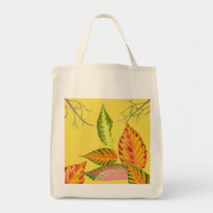Arty Automne sur un sac d'épicerie